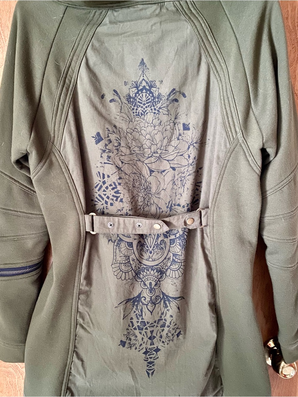 Hoody Jacket - Olive Green - Picture 8 of 13
